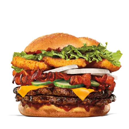 Summer Crunch Double Beef Burger